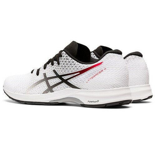 ■送料無料■【asics】アシックス 1012B192-100 LYTERACER 4[White/Black][トレーニング/ランニング/陸上競技/シューズ/靴/くつ/レディース/トレーニングシューズ/ランニングシューズ/ジョギンング/ウォーキング/練習靴/カジュアル/おしゃれ]【RCP】