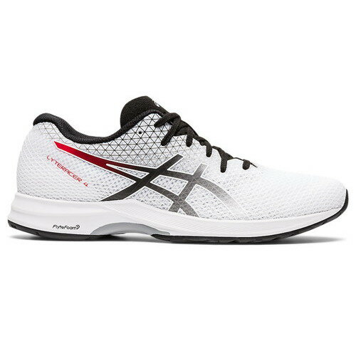 ■送料無料■【asics】アシックス 1012B192-100 LYTERACER 4[White/Black][トレーニング/ランニング/陸上競技/シューズ/靴/くつ/レディース/トレーニングシューズ/ランニングシューズ/ジョギンング/ウォーキング/練習靴/カジュアル/おしゃれ]【RCP】