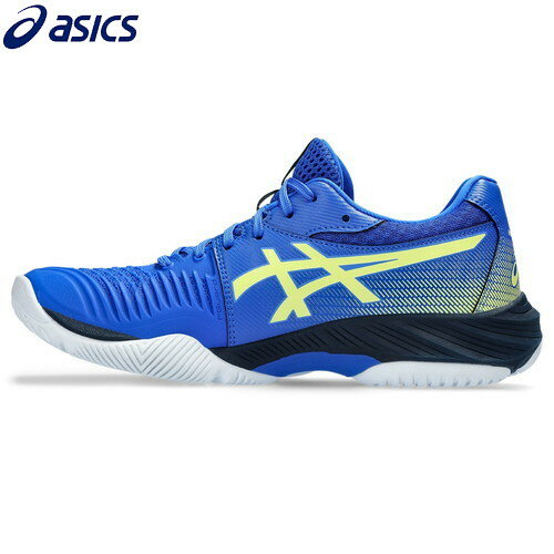 ■送料無料■【asics】アシックス 1053A055-403 NETBURNER BALLISTIC FF 3[イリュージョンブルー/グローイエロー][バレーボールシューズ/バレーボール/シューズ/ユニセックス/部活/クラブ/チーム]【RCP】