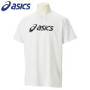 【asics】アシックス 2031E020-100 ドライアシックスロゴ半袖Tシャツ[BRILLIANT WHITE/PERFORMANCE BLACK(ホワイ...