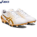 ■送料無料■【asics】アシックス 1111A195-104 MENACE 4 ホワイト/ピュアゴールド サッカースパイク/サッカー/ユニセックス/男女兼用/メンズ＆レディース/部活/クラブ/チーム 【RCP】