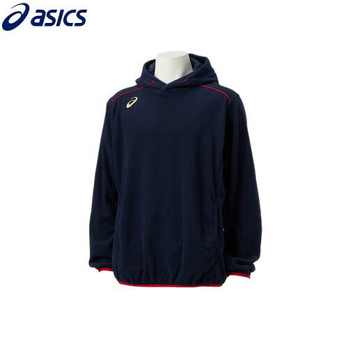 ■送料無料■【asics】アシックス 2121A339-400 フリースパーカ[ネイビー][野球/ベースボ－ル/パーカー/ウォームアップウエア/メンズサイズ/防寒]【RCP】