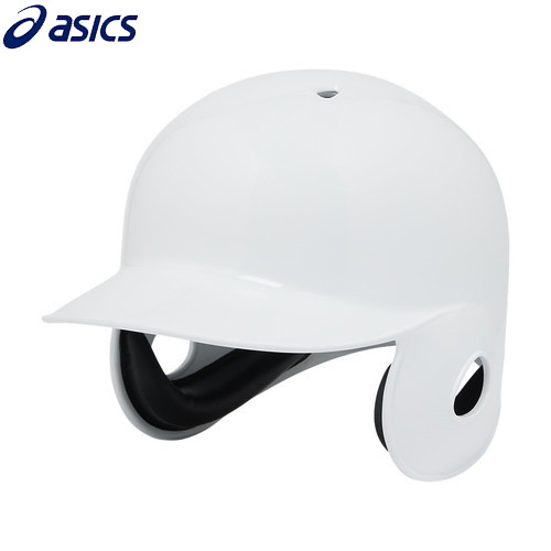 ■送料無料■【asics】アシックス 3123A663-100 硬式用バッティングヘルメット[ホワイト][ヘルメット/野球/部活/クラブ/チーム]【RCP】