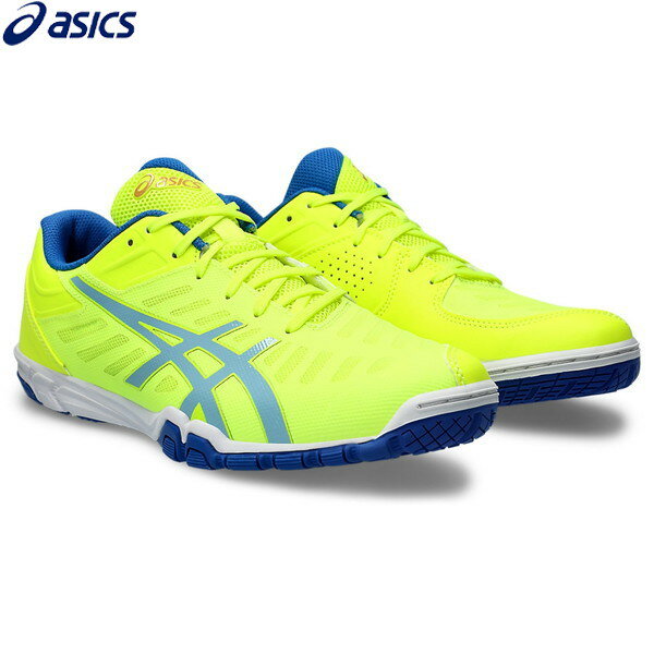 ■送料無料■【asics】アシックス1073A002-752 ATTACK EXCOUNTER 2[Safety Yellow/Arctic Sky]ユニセックス/男女兼用/シューズ/靴/プラクティス/練習靴/卓球/テーブルテニス/部活動/クラブ活動/学生/運動【RCP】