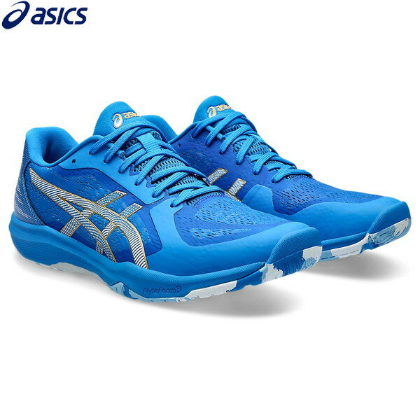 ■送料無料■【asics】アシックス1073A064-400 DYNAFEATHER[Directoire Blue/Pure Gold]ユニセックス/男女兼用/シューズ/靴/プラクティス/練習靴/卓球/テーブルテニス/部活動/クラブ活動/学生/運動【RCP】