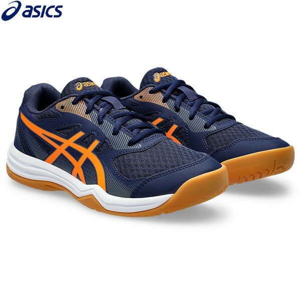 ■送料無料■【asics】アシックス1074A039-404 UPCOURT 5 GS[Peacoat/Shocking Orange]ジュニア/キッズ/子供用/シューズ/靴/プラクティス/練習靴/バレーボール/部活動/クラブ活動/学生/運動【RCP】