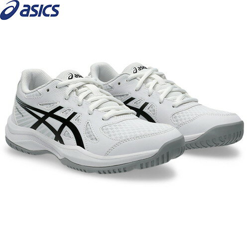 ̵asicsۥå 1074A045-101 UPCOURT 6 GS[WHITE/BLACK][Ҷ/å/˥/...