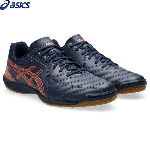 ■送料無料■【asics】アシックス 1113A037-401 CALCETTO WD 9[MIDNIGHT/HABANERO][メンズ/フットサル/靴/シューズ/くつ/フットサルシューズ/スポーツシューズ]【RCP】