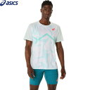 【送料無料】【asics】アシックス 2091A740-411 LIGHT KNIT SHORT SLEEVE TOP (クールグラフィック半袖シャツ)[スムー...