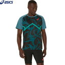 【送料無料】【asics】アシックス 2091A740-412 LIGHT KNIT SHORT SLEEVE TOP (クールグラフィック半袖シャツ)[アトラ...