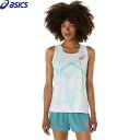 【送料無料】【asics】アシックス 2092A475-411 LIGHT KNIT SINGLET (ウイメンズクールグラフィックシングレット)[スムージング...