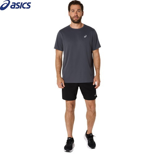 ASICS - 【asics】アシックス 2011D297-020 SILVER SS TOP (ランニングドライ半袖シャツ)[Cグレー][半袖/半そで/Tシャツ/半袖シャツ/メンズ/ランニング/トレーニングウェア/練習/運動]【RCP】