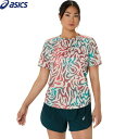 【送料無料】【asics】アシックス 2012D225-200 ROAD ALL OVER PRINT SS TOP (ウイメンズROADランニンググラフィック...
