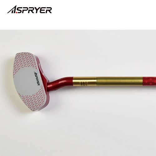 ■送料無料■【ASPRYER】アスプライヤー 3D-OFC/22M-RD 3D グラウンド・ゴルフクラブ (真鍮ソール)[レッド][グラウンド・ゴルフ用クラブ/グラウンド・ゴルフ/グランドゴルフ/クラブ/日本製]【RCP】