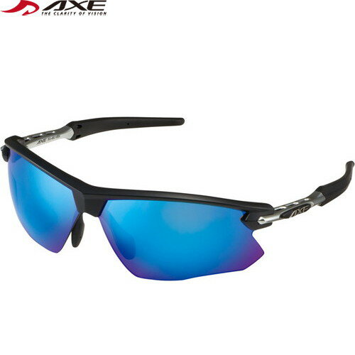 Rakuten - ■送料無料■【AXE】アックス SG480-MBK スポーツサングラス[マットブラック][サングラス/釣り/サイクリング/アウトドア/ドライブ/ランニング/ジョギング/ウォーキング/トレーニング/紫外線対策]【RCP】