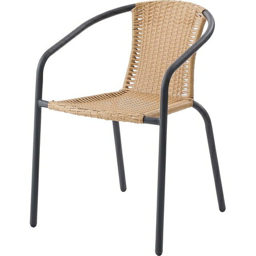 ■送料無料■★メーカー直送品 ●東谷●AZUMAYA OUL-004BK ガーデンチェア【ブラック】(キャンセル不可/※代金引換不可※事前銀行振込orカード決済のみ)[ガーデン＆リゾート/椅子/いす/イス]【RCP】