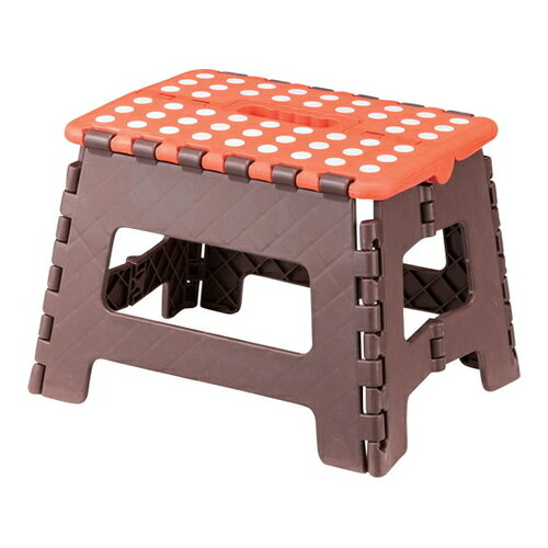 ★メーカー直送品●東谷●AZUMAYA FKF-621OR クラフタースツールM【オレンジ】(キャンセル不可/※代金引換不可※事前銀行振込orカード決済のみ)[キッチン/玄関/腰掛け/野外/キャンプ/いす/椅子/踏み台/ステップ台/折り畳み]【RCP】