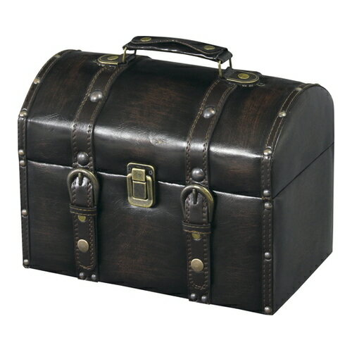 ■送料無料■★メーカー直送品●東谷●AZUMAYA IW-875 トランク【ダークブラウン】(キャンセル不可/※代金引..