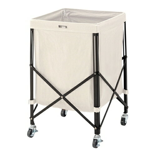 ■送料無料■★メーカー直送品●東谷●AZUMAYA MIP-74IV フォールディングバスケットワゴン【アイボリー】(キャンセル不可/※代金引換不可※事前銀行振込orカード決済のみ)[ストレージ/収納/キャスター付き]【RCP】