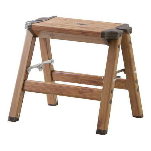 ★メーカー直送品●東谷●AZUMAYA PC-401 ステップスツール【ブラウン】(キャンセル不可/※代金引換不可※事..