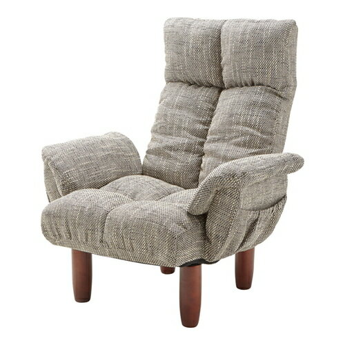 ■送料無料■★メーカー直送品●東谷●AZUMAYA RKC-39GY 脚付パーソナルチェア【グレー】(キャンセル不可/※代金引換不可※事前銀行振込orカード決済のみ)[フロアチェア/ソファ/ソファー/一人掛け]【RCP】