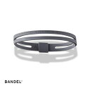 ■BANDEL■バンデル 458414 ASYM アシム Bracelet[グレー][アクセサリー/プラチナシリコーン/シリコンブレスレット/Boostech/ブーステック/光触媒コーティング/抗菌/抗ウイルス効果/アシンメトリー/灰色/石英/純金]【RCP】