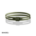 バンデル ■BANDEL■バンデル 458452 ASYM アシム Bracelet[オイルグリーン][アクセサリー/プラチナシリコーン/シリコンブレスレット/Boostech/ブーステック/光触媒コーティング/抗菌/抗ウイルス効果/アシンメトリー/アースカラー/石英/純金]【RCP】