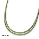 BANDEL バンデル 458575 ASYM アシム Necklace[オイルグリーン][アクセサリー/プラチナシリコーン/シリコンネックレス/Boostech/ブーステック/光触媒コーティング/抗菌/抗ウイルス効果/アシン…