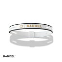 楽天トランスポーツ■BANDEL■バンデル 691116 STRING METALLIC ストリング・メタリック Bracelet[ホワイト×ゴールド][アクセサリー/プラチナシリコーン/シリコンブレスレット/メタリックブレスレット/Boostech/ブーステック/白色/金色/石英/純金]【RCP】