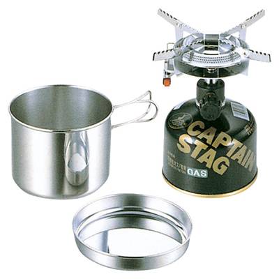 ■送料無料■【CAPTAIN STAG】キャプテンスタッグ M6400 オーリック小型ガスバーナー・クッカー M-6400バーナー/コンロ/クッカー/アウトドア/キャンプ/BBQ/バーベキュー/調理/器具/道具【RCP】 2