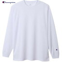 【Champion】チャンピオン C3-XS491-010 LONG SLEEVE T-SHIRTS ロングスリーブTシャツ[ホワイト][シャツ/カジュアル/長袖/メンズサイズ/男女兼用/メンズ＆レディース/ユニセックス/部活/クラブ/チーム/チームウエア]【RCP】