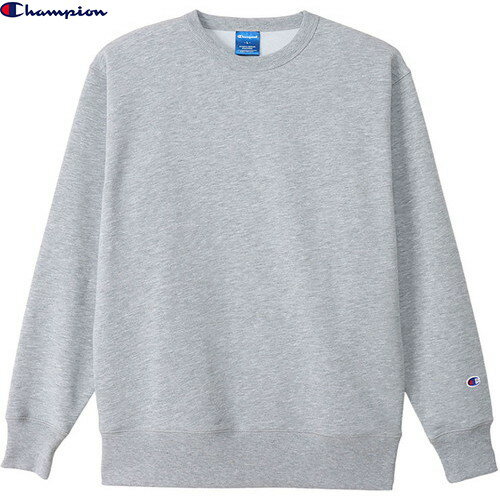 ■送料無料■【Champion】チャンピオン C3XS060-070 クルーネックスウェットシャツ[オックスフォードグレー][スポーツ/カジュアル/トップス/長袖/長そで/トレーナー/吸汗速乾/普段着/トレーニング/部活/クラブ/メンズサイズ]【RCP】