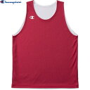 【Champion】チャンピオン CBR2300-WI REVERSIBLE TANK[ワイン][メンズ/バスケットボールウェア/ノースリーブシャツ/袖なし/タンクトップ/リバーシブル/練習着/トップス/CB-R2300]【RCP】