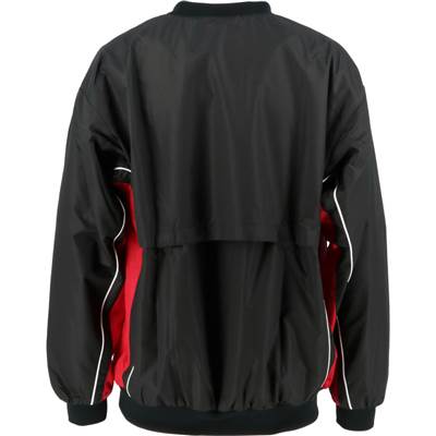 ■送料無料■【CONVERSE】コンバースCB182113S-1964 Vネックウォームアップジャケット［ブラック/レッド］[バスケットボール用品/ウェア/練習着/羽織/移動着/ジャージ/部活動/クラブ活動/Basketball/バスケ]【RCP】