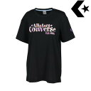 【CONVERSE】コンバース CB332351-1974 ガールズプリントTシャツ[ブラック/パープル][レディース/バスケットボール/バスケ/Tシャツ/ウェア/ウエア/半袖/トレーニング/部活/クラブ/移動着/カジュアル]【RCP】