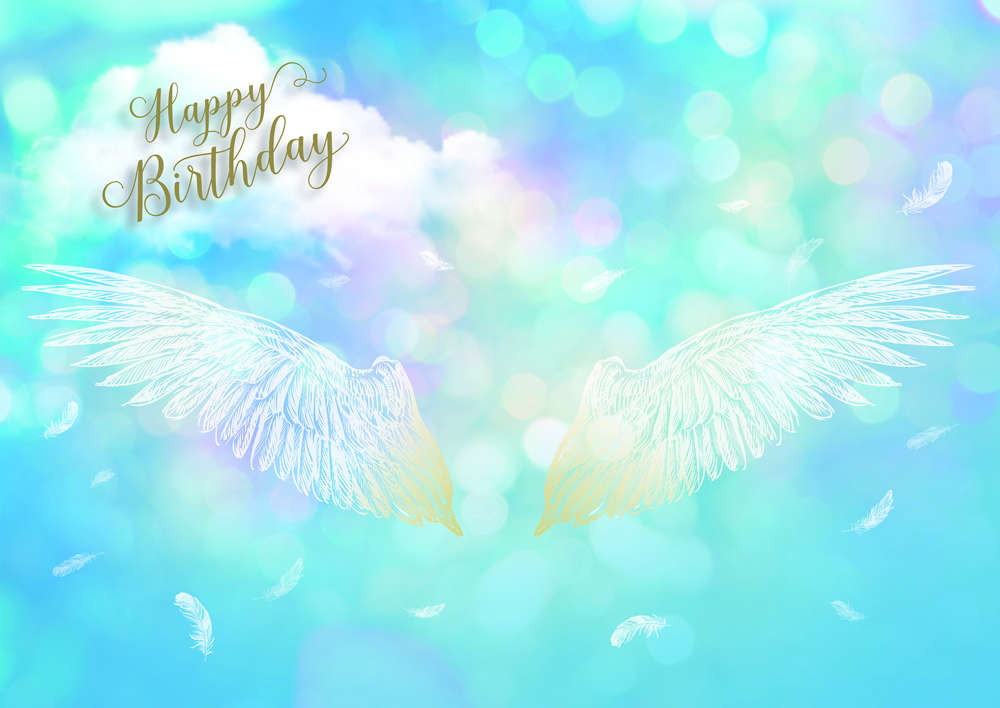 ◆【イエスタ Happy Birthday エンジェル】◆壁に貼るだけで、おうちがおしゃれなスタジオに変身するフォトポスター「iesta」【キャラクターレプリカ】【コスプレ用品】【RCP】