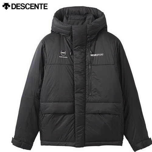 デサント ダウンジャケット メンズ ■送料無料■【DESCENTE】デサント DMMWJC44-BK ムーブスポーツ ナイロン ダウンジャケット[ブラック][ダウンジャケット/フルジップ/フード/長袖/長そで/保温/はっ水/防風/部活/クラブ/練習]【RCP】