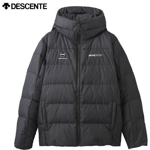 デサント ダウンジャケット メンズ ■送料無料■【DESCENTE】デサント DMMWJC45-BK ムーブスポーツ ダウンジャケット[ブラック][ダウンジャケット/フルジップ/フード/長袖/長そで/保温/はっ水/防風/部活/クラブ/練習]【RCP】