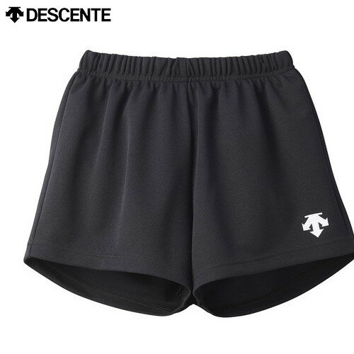 【DESCENTE】デサント DVWWJD80-BKWH インナーポケット付きバレーボールパンツ[ブラック／ホワイト][ゲームパンツ/半ズボン/ハーフパンツ/バレーボール/volleyball/排球/吸汗/速乾/ストレッチ/練習/部活/クラブ]【RCP】