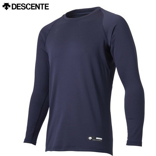 【DESCENTE】デサント STD657B-DNVY ジュニア丸首長袖アンダーシャツ[Dネイビー][Tシャツ/長袖/長そで/丸首/クルーネック/下着/野球/ベースボール/起毛/保温]【RCP】