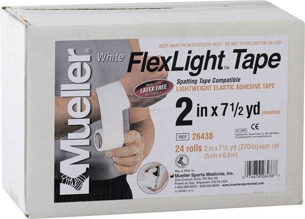 ■送料無料■【Mueller】ミューラー 26438 フレックスライトテープ50mm ホワイト 【※受注出荷ロット24個..