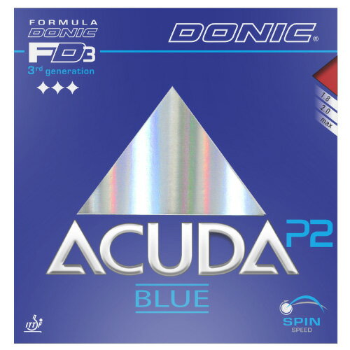 ★在庫あり即納★特価/在庫処分セール★■卓球ラバーメール便送料無料■◆DONIC◆ドニック AL077 アクーダブルーP2【卓球用品】裏ソフトラバー/卓球/ラバー/ラバ-【RCP】