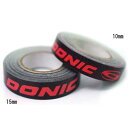 即納 あす楽 DONIC ドニック CL048A DONIC ロゴテープ 15mm 5mロール ラケット約10本分 卓球用品 メンテナンス サイドテープ 卓球 卓球ラケット RCP 