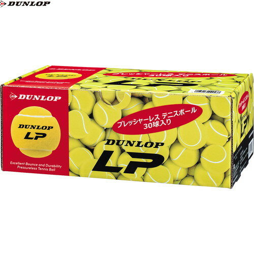 ■送料無料■【DUNLOP】ダンロップテニス DLP30BOX ダンロップ LP(プレッシャーレス テニスボール)[テニ..