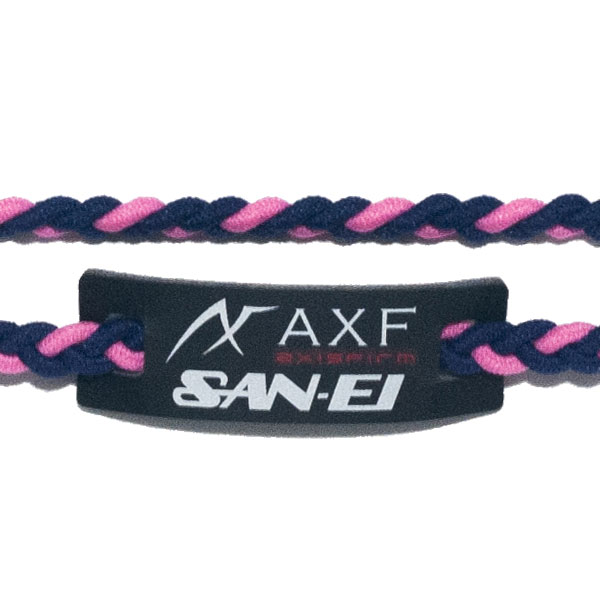 ★即納/あす楽★ 送料無料 【三英】SAN-EI SF040700 AXF カラーバンド アクセフ【IFMC. イフミック】[ピンク] 02269060-210【健康アクセサリー】集積機能性ミネラル結晶体/卓球/アクセサリー/ブ…