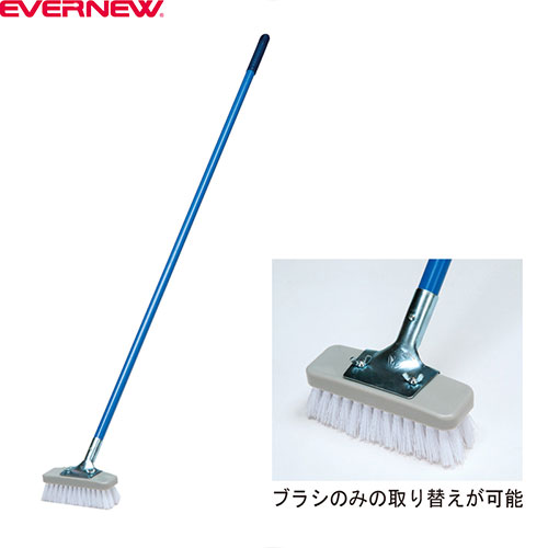 【EVERNEW】エバニュー EHB164 デッキブラシ[学校/体育/水泳/競泳/プール/スイミング/スイム/掃除用具]..