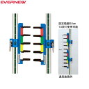 ■送料無料■【EVERNEW】エバニュー EGB135 バー受け(5段)学校/体育/走り高跳び/レクリエーション/運動/バー受け/スポーツ施設【RCP】