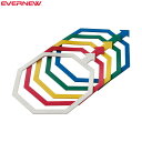 ■送料無料■【EVERNEW】エバニュー ETE001 ケンパッパ(5色10枚組)ジュニア/こども/学校/体育/ケンパ/レクリエーション/遊具/ラダートレーニン...