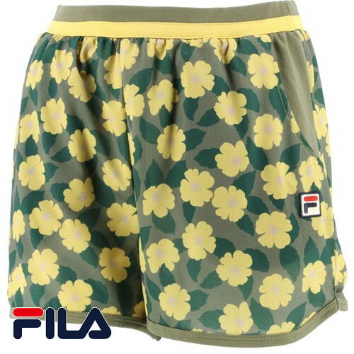 ■送料無料■▼FILA▼フィラ VL2482-05 ウィメンズ ショートパンツ[ベイクドイエロー]テニス/ソフトテニス/バドミントン/ウェア/ウエア/半ズボン/ハーフパンツ/チーム/トレーニング/部活/クラブ/レディース/女性用【RCP】