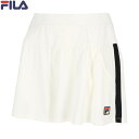 ■送料無料■▼FILA▼フィラ VL2700-02 キュロットパンツ オフホワイト レディース/女性用/テニス/ソフトテニス/バドミントン/スカート風パンツ/ショートパンツ/キュロット/吸水速乾/UV/練習/部活/クラブ/試合用【RCP】